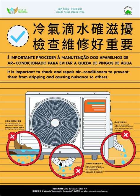 冷氣機滴水卡通